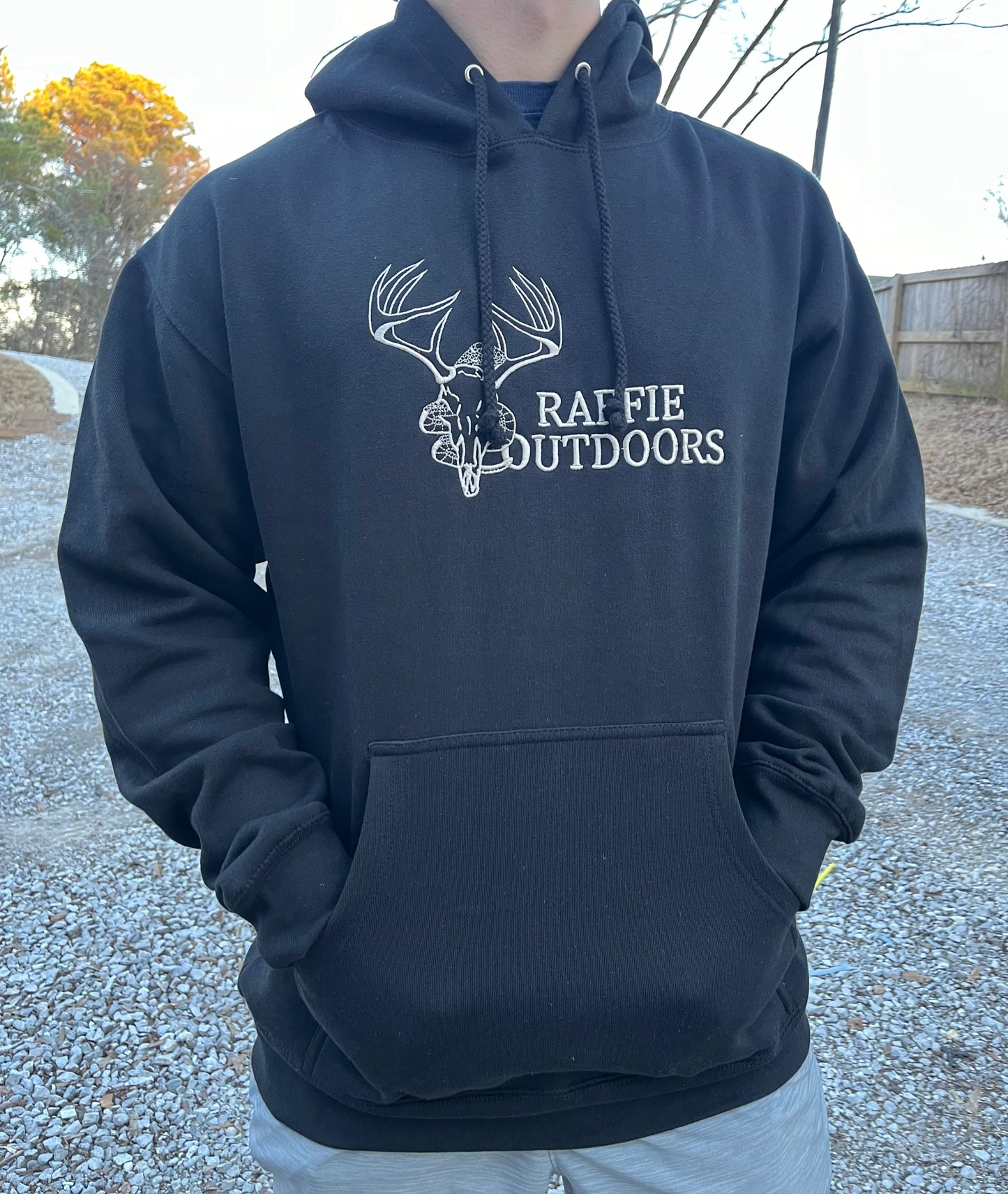 Black Raffie Outdoors HeavyWeight Hoodie