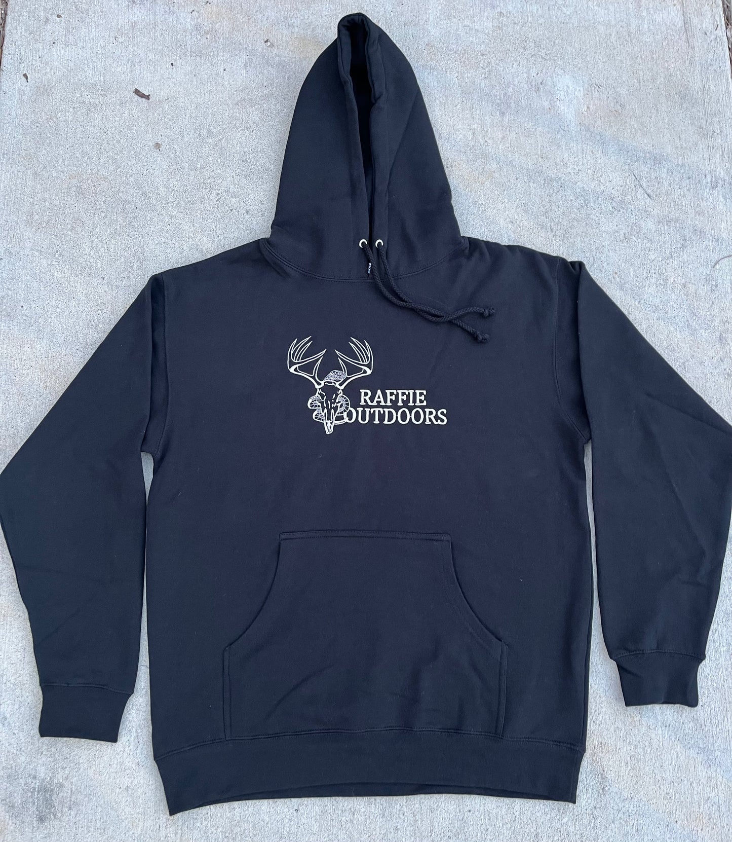 Black Raffie Outdoors HeavyWeight Hoodie